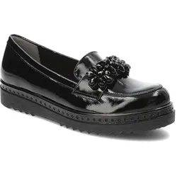 Schwarze Halbschuhe Armodo Bequeme Lederschuhe, 38