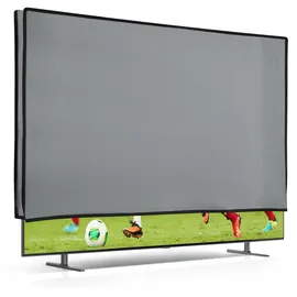 kwmobile 32" TV Abdeckung Staubschutzhaube Silber