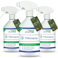 avantal® Milbenspray für Matratzen 500ml – geruchloses Anti Milben Spray für Allergiker – langfristig und effektiv Hausstaubmilben bekämpfen