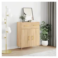 VidaXL Sideboard Sonoma-Eiche 69,5x34x90 cm Holzwerkstoff