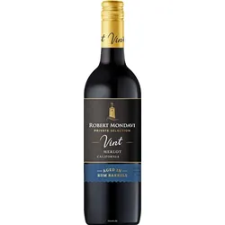 12er Set Mondavi Private Selection Rum Barrel Aged Merlot Vint 2021 - Versand...