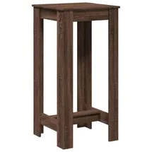 vidaXL Bartisch 51 x 50 x 103,5 cm Braun