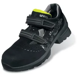 uvex 1 Sicherheitsschuh Sandalen S1, schwarz/gelb schwarz/gelb 48 - 6560948 - schwarz/gelb