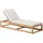 Dehner Port-au-Prince Sonnenliege 208 x 75 x 90 cm Beige/Braun