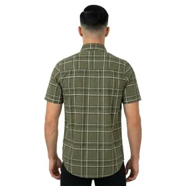 Fjällräven Abisko Hike Kurzarmhemd Laurel Green / Chalk White S
