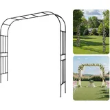 Vevor Gartenbogen 240 x 250 x 40 cm Schwarz