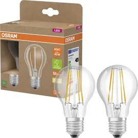 Osram LED-Lampe A 60 3,8 W E27 warmweiß 2 St.