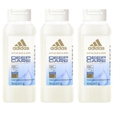 Adidas Duschgel Deep Care Herren Shower Gel Haar Körper Nachfüllbeutel 400ml