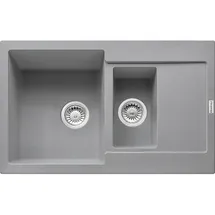 Franke Maris MRG 651-78 Steingrau + Druckknopfventil