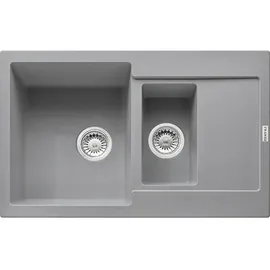 Franke Maris MRG 651-78 Steingrau + Druckknopfventil
