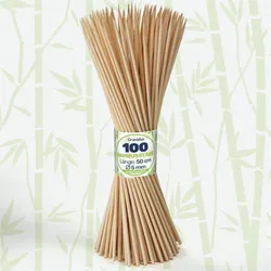 Bambus Splittstäbe 50 cm – Pflanzstäbe Rankhilfe für Garten & Topf