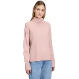 Betty Barclay Feinstrickpullover mit hohem Kragen in pale mauve melange, | Gr.: 48