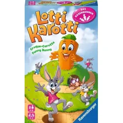 Ravensburger Lotti Karotti - Reisespiel ab 4 Jahren, Brettspiel, Familie, 4 Jahr