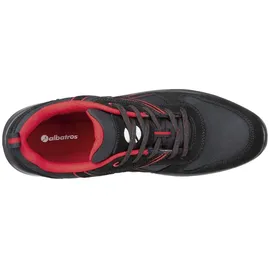 Albatros CLIFTON ST LOW O2 ESD SRC schwarz/rot, 38