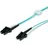 EasyLan LWL-LED-Patchkabel duplex 50/125μm OM3, LC/LC, türkis, 5 m