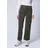 street one studio Cordhose High Waist Hollow Grün 46