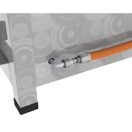 ChattenGlut Gasbräter 6-flammig 1140 x 530 x 270 cm Edelstahl inkl. Rost und Pfanne