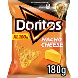 Doritos Nacho Cheese - Tortilla Nachos mit Käse Geschmack - Herzhafter Snack zum Knabbern aus Mais (10 x 180g) (Verpackungsdesign kann abweichen)