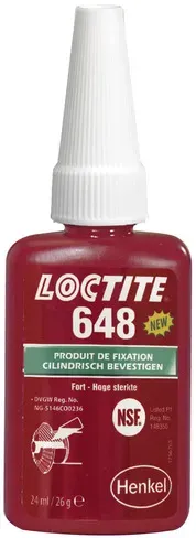 LOCTITE Opzetstuk mouwen 648 - Fles 24ml