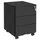 Songmics Rollcontainer schwarz 3 Auszüge 39,0 x 45,0 x 55,0 cm