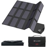 ALLPOWERS 100W Faltbares Solarpanel Tragbares Solarpanel Monokristalline Solarmodul Solarladegerät mit 18V DC Ausgang für Tragbarer Powerstation, Camping Laptops RV Batterie, Generatoren, Smartphone