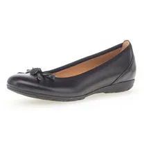 Gabor Damen Klassische Ballerinas, Frauen Flats,Pumps,Halbschuhe,Sommerschuhe,Slipper,Ballerina-Schuhe,Ballett-Schuhe,schwarz,40.5 EU / 7 UK - 40.5 EU