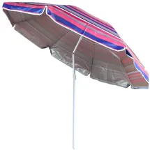 Ellug gestreifter Sonnenschirm 180 x 180 cm Pink