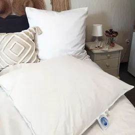 ZOLLNER KopfKissen 80 x 80 cm Weiß