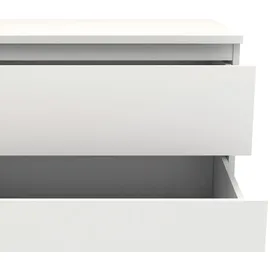VCM Nora Kommode 3 Schubladen. Weiss.
