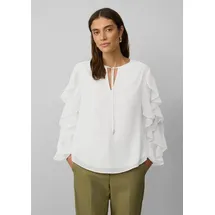 s.Oliver Leichte Chiffonbluse mit Rüschenärmeln - 46