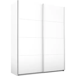 Schwebetürenschrank RAUCH "Quadra Kleiderschrank BESTSELLER Schrank Gaderobe", weiß, B:181cm H:230cm T:62cm, Schränke, mit Möglichkeit zur individuellen Frontgestaltung, leichtgängige Türen