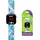 Kids Euroswan Lilo & Stitch Digitale LED-Uhr 0 mm Kunststoffgehäuse Blau/Rot Silikonarmband onesize