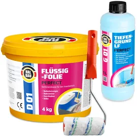 Hangato GmbH Dichtset Flüssigfolie 4 kg Abdichtung Tiefengrund