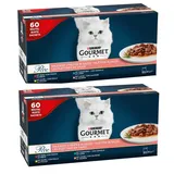 Purina Gourmet Perle 120x85g Sorten-Mix Katzen Nassfutter Alleinfuttermittel