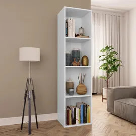 vidaXL Bücherregal 36 x 30 x 143 cm Weiß