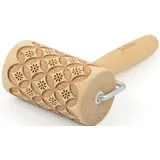 Folkroll Teigroller 3D-Motiv-Teigrolle Buchenholz, China