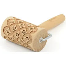 Folkroll Teigroller 3D-Motiv-Teigrolle Buchenholz, China