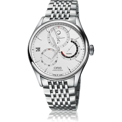 Oris Culture Artelier Kaliber 112 GMT 01 112 7726 4051-Set 8 23 79 - silber - 43mm