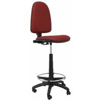 Piqueras y Crespo Cpspgra Similpiel Verstellbarer Hocker - Garnet