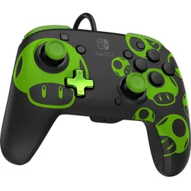 PDP Rematch Wired Controller Glow in the Dark blau Nintendo Switch