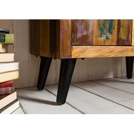 Massivmoebel24 Highboard 90 x 160 x 40 cm Mehrfarbig