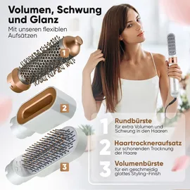 ProfiCare PC-HAS 3132 Multi-Styler weiß-rose