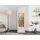 Home Affaire Vitrine Essex 58 x 35 x 194 cm Weiß