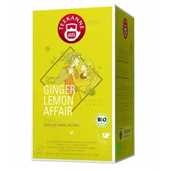 TEEKANNE Ingwertee Ginger Lemon Affair 25 Stück Tassenportion Papierkuvert