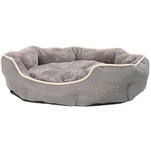dehner lieblinge Kuschelbett Sammy, oval, grau