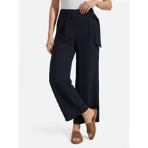 Zero Culotte Weites Bein Blau 38