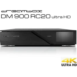 DreamBox DM900 RC20 UHD 4K 1x DVB-S2X MS Tuner 2TB HDD E2 Linux PVR Receiver