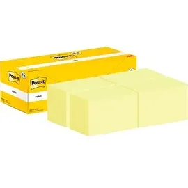 Post-it 18 + 6 GRATIS: Post-it® Haftnotizen gelb, 18 Blöcke + GRATIS 6 Blöcke