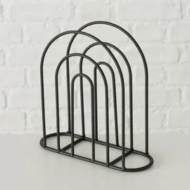 Boltze Serviettenhalter Ronia schwarz,