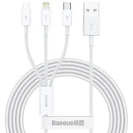 Baseus Superior 3in1 USB Kabel iPhone Lightning USB-C / / Micro-USB 3,5 A 1,5 m